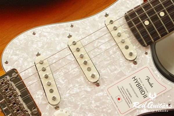 2021 Collection Made in Japan Hybrid II Stratocaster - Metallic 3-Color Sunburst